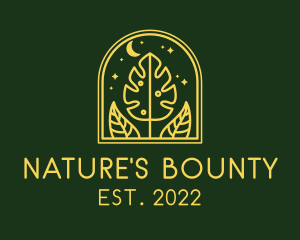 Night Nature Garden Landscaping logo design