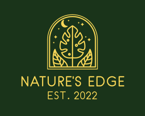 Night Nature Garden Landscaping logo design