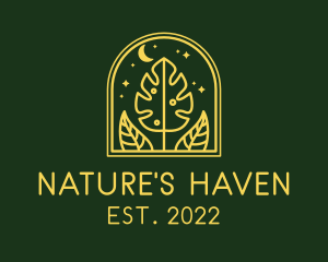 Night Nature Garden Landscaping logo design