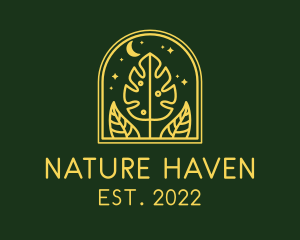 Night Nature Garden Landscaping logo design