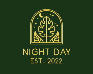 Night Nature Garden Landscaping logo design