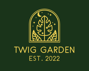 Night Nature Garden Landscaping logo design