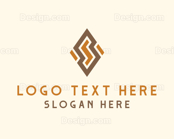 Modern Tribal Letter S Logo