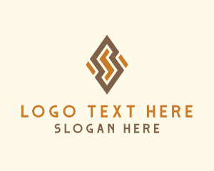 Modern Tribal Letter S logo