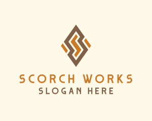 Modern Tribal Letter S logo design