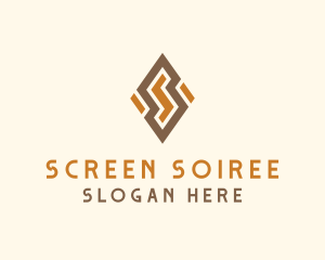 Modern Tribal Letter S logo design