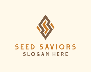 Modern Tribal Letter S logo design