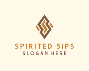 Modern Tribal Letter S logo design