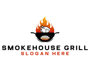 Grill Chicken Barbeque logo