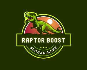 Tyrannosaurus Dinosaur Gaming logo