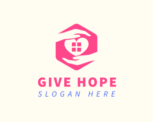 Home Love Support logo design