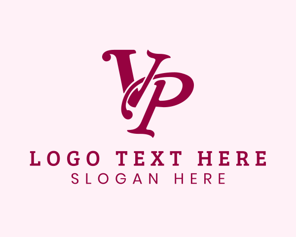 Monogram logo example 4