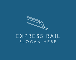 Railway Train Railtrack logo design