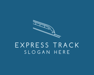 Railway Train Railtrack logo design