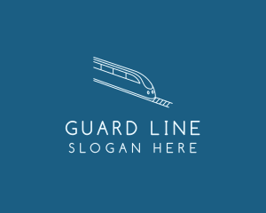 Railway Train Railtrack logo design