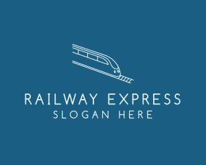 Railway Train Railtrack logo design