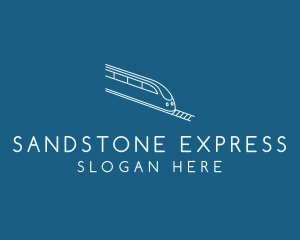 Railway Train Railtrack logo design