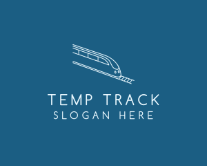 Railway Train Railtrack logo design