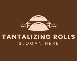 Culinary Baking Rolling Pin logo design