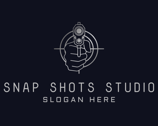 Shooting Range logo example 4