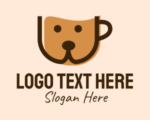 Dog Cafe Coffee Cup logo