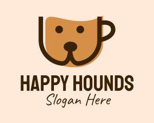 Dog Cafe Coffee Cup logo