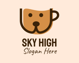 Dog Cafe Coffee Cup logo