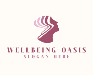 Woman Mental Wellness Mind logo design