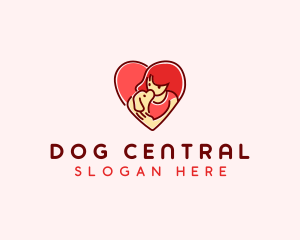 Kid Puppy Heart logo design