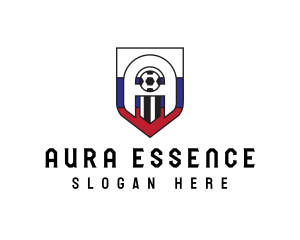 Soccer Ball Letter A logo design