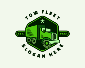 Automotive Truck Delivery logo design