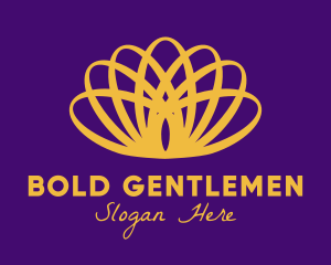 Gold Pageant Crown Logo