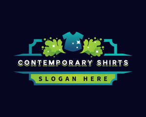 Shirt Paint Print logo design