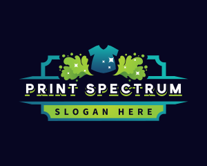 Shirt Paint Print logo design