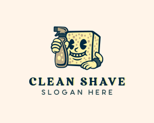 Cleaning Sponge Sanitation logo design