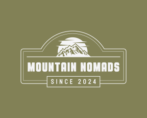 Travel Mountain Peak logo design