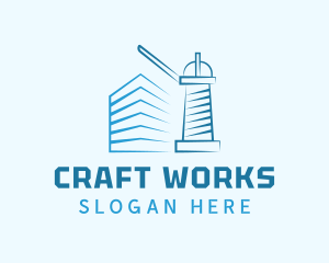 Construction Building Crane logo