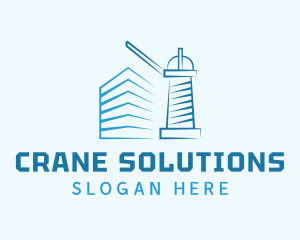 Construction Building Crane logo