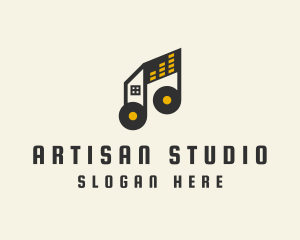 Musical Studio House   logo design