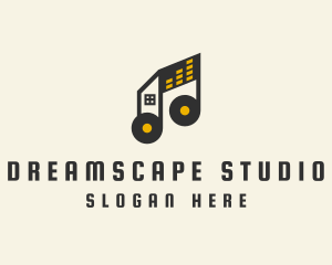 Musical Studio House   logo design