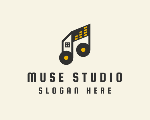 Musical Studio House   logo design