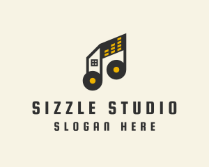 Musical Studio House   logo design