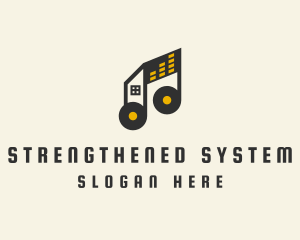 Musical Studio House   logo design