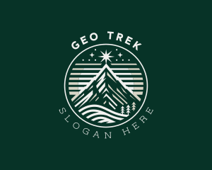 Mountain Summit Star  logo design