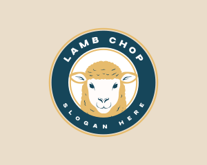 Farm Sheep Livestock logo design