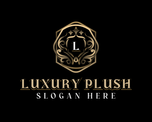 Ornamental Luxury Shield logo design