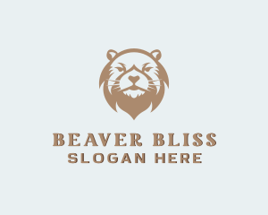 Wild Beaver Animal logo design