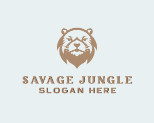 Wild Beaver Animal logo design