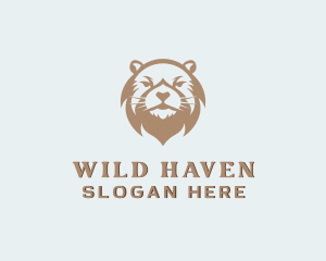 Wild Beaver Animal logo design