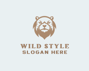 Wild Beaver Animal logo design